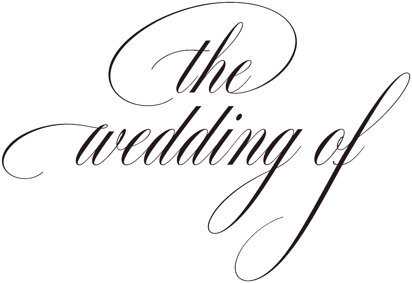 the wedding of